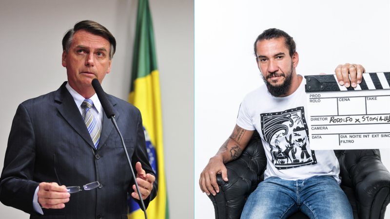 Jair Bolsonaro e Rodolfo Abrantes (Foto 1: Gustavo Lima / Câmara dos Deputados / Wikimedia e Foto 2: Divulgação)