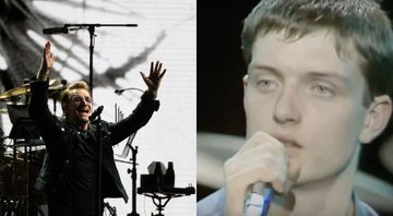 Bono / Ian Curtis (fotos: Getty Images - Takashi Aoyama/ reprod. Youtube)