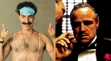 Borat (Foto: divulgação)/ O Poderoso Chefão (Foto: reprodução/vídeo)