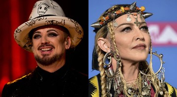 Boy George e Madonna (Foto: Even Agostini / AP)