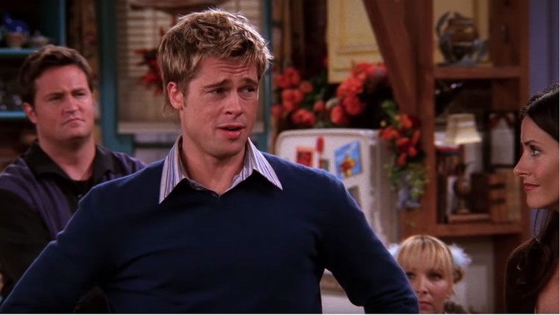 Brad Pitt em Friends (Foto: Reprodução)