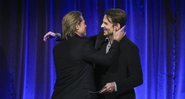 Brad Pitt e Bradley Cooper no Oscar 2020 (Foto: Evan Agostini / Invision / AP)