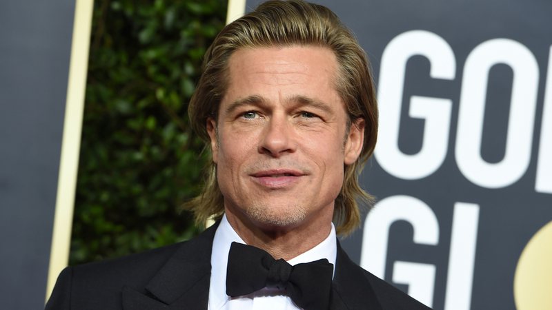 Brad Pitt no Globo de Ouro 2020 (Foto: Jordan Strauss / Invision / AP)