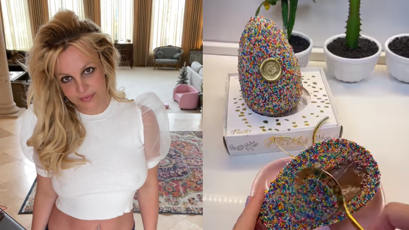 Britney Spears posta ovo de chocolate brasileiro e surpreende fãs no país - Reprodução/Instagram