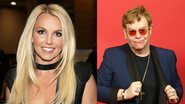 Britney Spears e Elton John. (Foto: GettyImage)