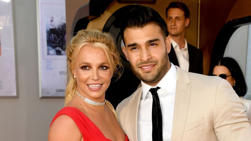 Britney Spears e Sam Asghari (Foto:  Kevin Winter/Getty Images)