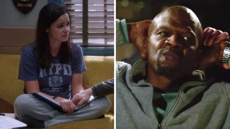 Melissa Fumero e Terry Crews em Brooklyn Nine-Nine (Foto: Reprodução / NBC)