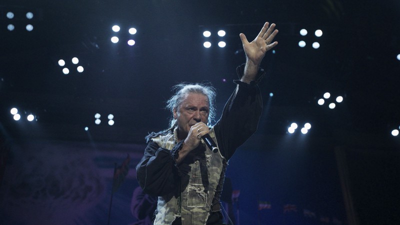 Bruce Dickinson (Foto: Agencia EL UNIVERSAL / Germán Espinosa / EELG / AP)