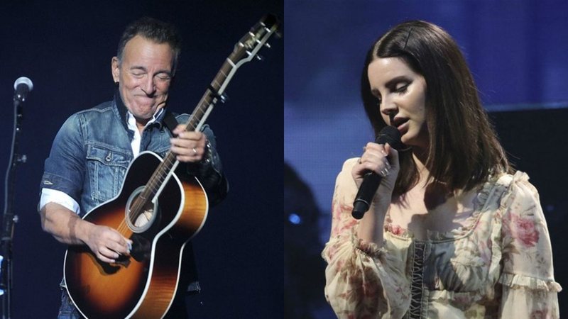 Bruce Springsteen (Foto: Brad Barket/Invision/AP) e Lana Del Rey (Foto: Robb Cohen / Invision / AP)