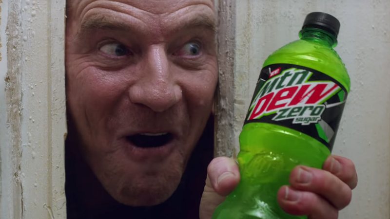 Bryan Cranston no comercial da Mountain Dew (Foto: Reprodução / Youtube)