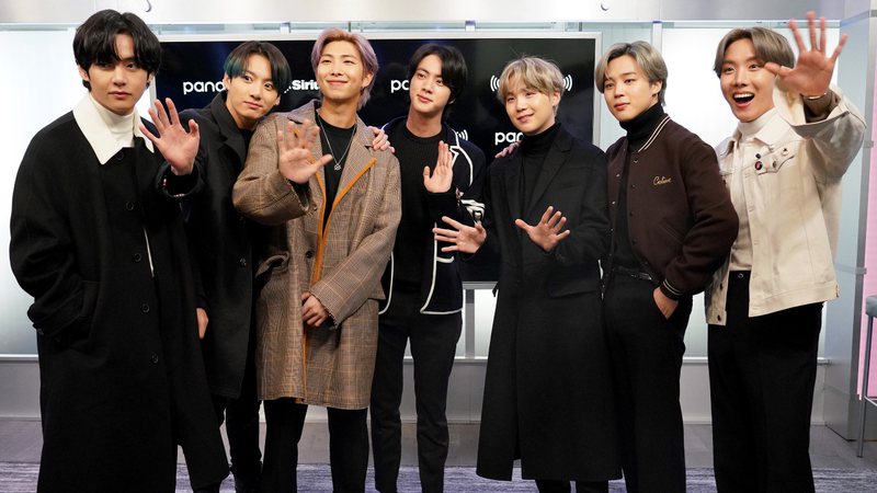 BTS em 2020 (Foto: Cindy Ord/Getty Images for SiriusXM)