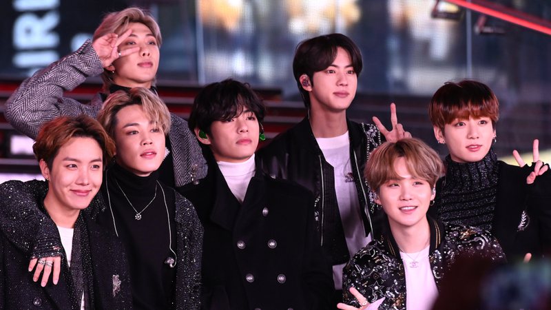 BTS em 2020 (Foto: Noam Galai/Getty Images)