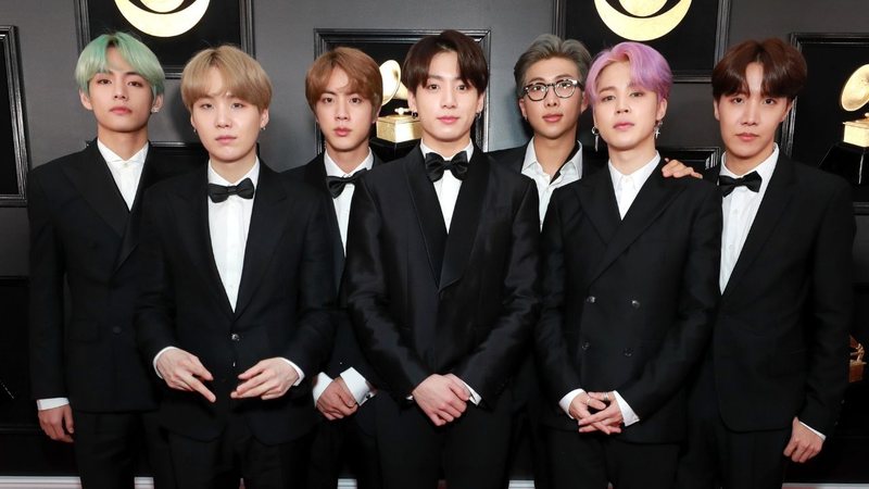 BTS no Grammy em 2019 (Foto: Rich Fury/Getty Images)