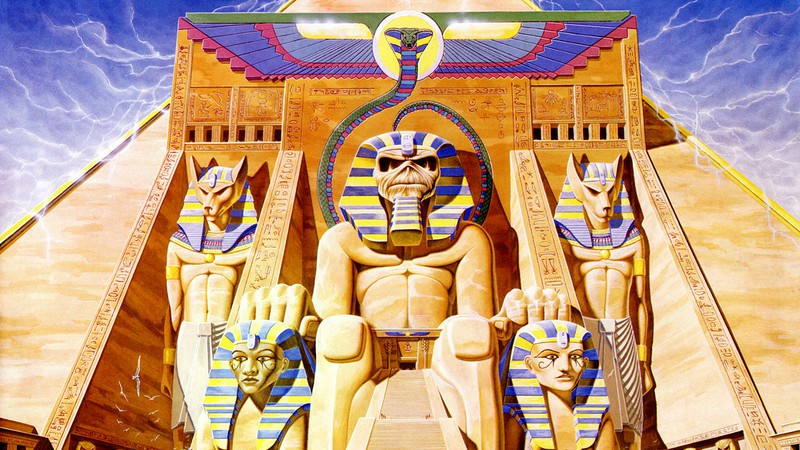 Capa do disco Powerslave, de 1984, do Iron Maiden (Foto: Reprodução)