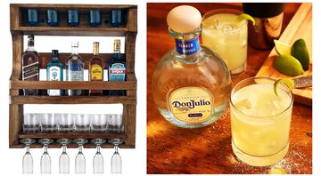 Coqueteleira, especiarias para gin, tequila e muitos outros itens para ter um bar em casa - Reprodução/Amazon