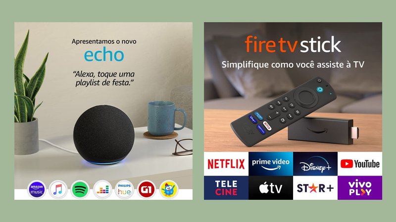 Os dispositivos da Amazon são a escolha ideal para uma rotina mais tecnológica e divertida - Reprodução/Amazon