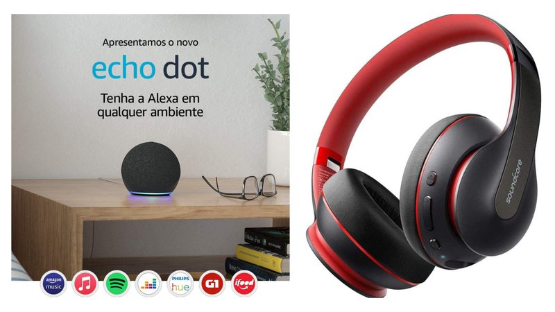 Selecionamos 6 eletrônicos incríveis que estão com ótimas ofertas no site da Amazon - Reprodução/Amazon