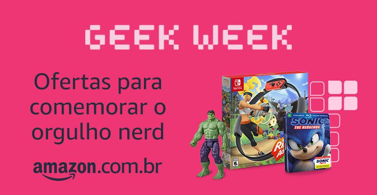 Selecionamos 25 itens em oferta para comemorar o orgulho nerd em grande estilo - Reprodução/Amazon