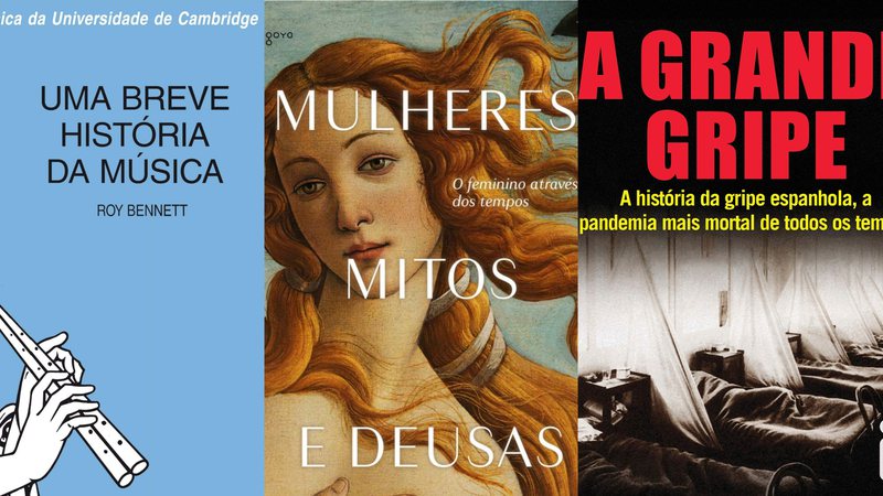 Selecionamos 13 livros que vão garantir a felicidade dos apaixonados por história - Reprodução/Amazon