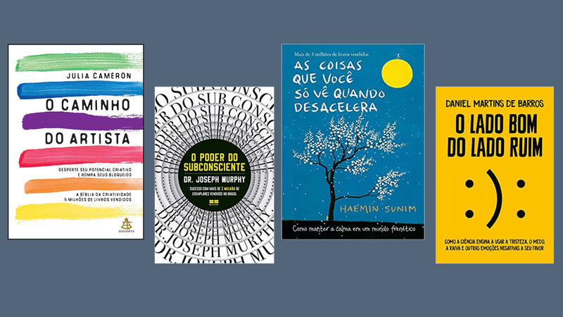 Selecionamos 6 obras de autoajuda que vão garantir boas horas de leitura - Reprodução/Amazon