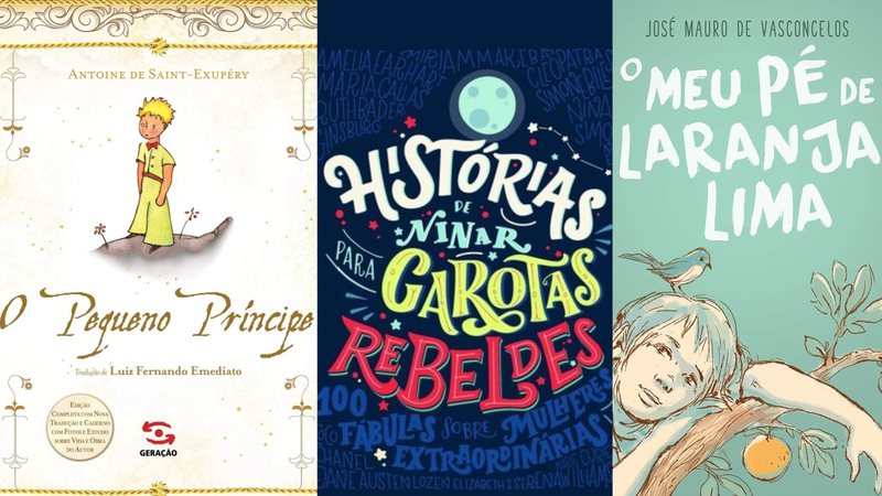 O Pequeno Príncipe, Histórias de Ninas Para Garotas Rebeldes e outros livros infantis que todo adulto precisa conhecer - Reprodução/Amazon