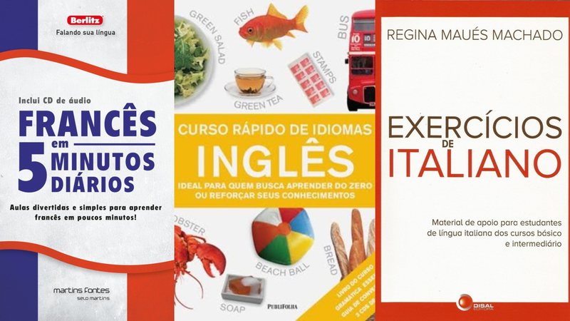 Selecionamos 15 livros que vão te ajudar na hora de estudar outros idiomas - Reprodução/Amazon