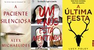 Selecionamos 5 livros incríveis que vão conquistar os fãs de suspense - Reprodução/Amazon