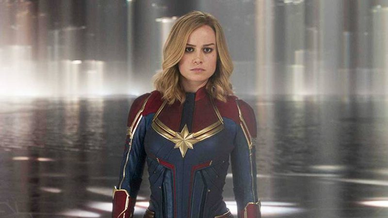 Brie Larson em Capitã Marvel (Foto:Reprodução)