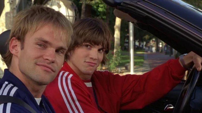 Ashton Kutcher e Seann William Scott em Cara, Cadê meu Carro? (Foto: Reprodução)