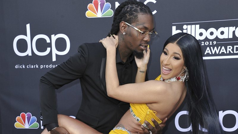 Offset e Cardi B (Foto: Richard Shotwell/AP)