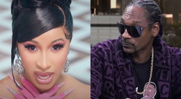 Cardi B no Clipe de' WAP' e Snoop Dogg (foto: reprodução/ Youtube)