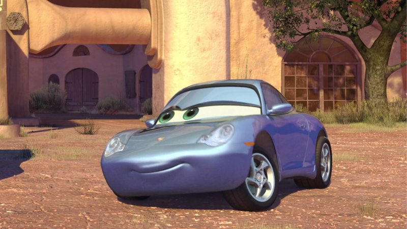 Sally Carrera em Carros (2006) | Foto: Reprodução / Pixar