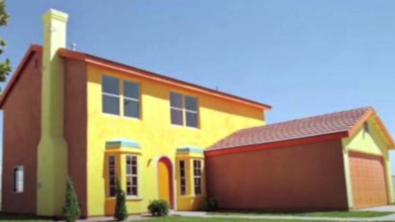 Casa dos Simpsons (Foto: Reprodução/Youtube)