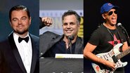 Leonardo DiCaprio (Foto: Kevork Djansezian/ Getty Images) / Mark Ruffalo (Foto: Alberto E. Rodriguez/ Getty Images) / Tom Morello (Foto: Bryan Bedder/Getty Images)