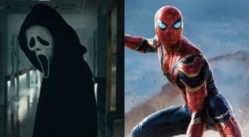 Cena de Pânico (Foto: Divulgação / Paramount) e Pôster de Homem-Aranha: Sem Volta Para Casa (Foto: Reprodução/Marvel Studios)