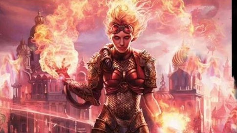 A personagem Chandra, de Magic The Gathering (Foto:Reprodução/Wizards of the Coast)