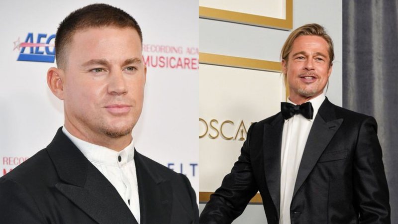 Channing Tatum (Foto: Amy Sussman/Getty Images) e Brad Pitt (Fotos: Getty Images)