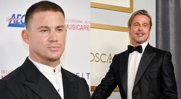 Channing Tatum (Foto: Amy Sussman/Getty Images) e Brad Pitt (Fotos: Getty Images)