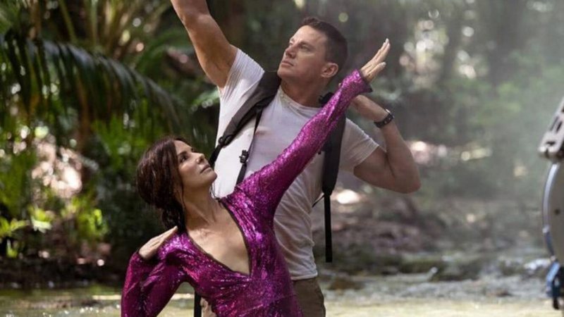 Channing Tatum e Sandra Bullock em Cidade Perdida (Foto: Divulgação)