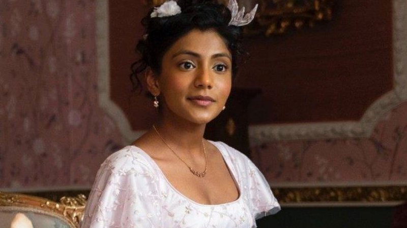 Charithra Chandran como Edwina em Bridgerton (Foto: Liam Daniel / Netflix)