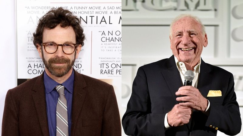 Charlie Kaufman (Foto: Mark Davis / Getty Images) e Mel Brooks (Foto: Emma McIntyre / Getty Images)