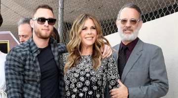 Chet Hanks, Tom Hanks e Rita Wilson (Foto: Frazer Harrison/Getty Images)