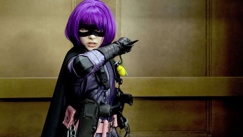 Chloë Moretz em Kick-Ass (Foto: Reprodução)