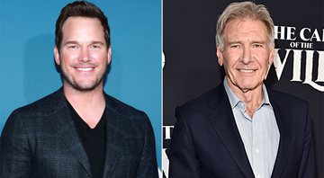 Chris Pratt e Harrison Ford - Chris Pratt (Foto: Rich Fury / Getty Images) e Harrison Ford (Foto: Alberto E. Rodriguez / Getty Images)