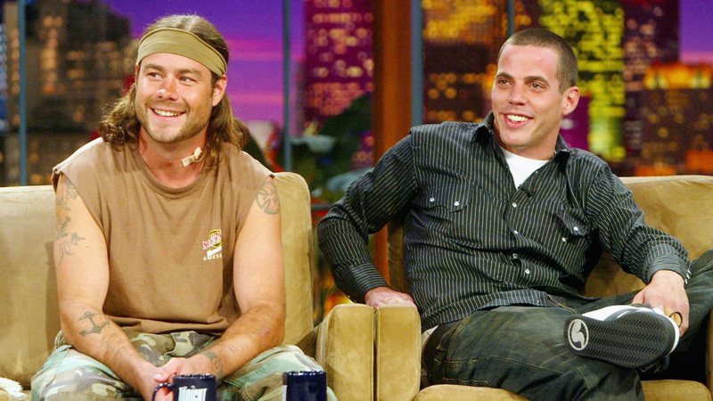 Chris Pontius e Steve-O (Foto: Kevin Winter/Getty Images)