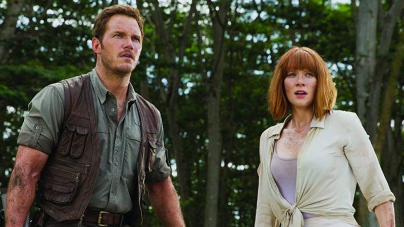 Bryce Dallas e Chris Pratt em Jurassic World (Foto: Divulgação)