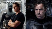 Christian Bale como Batman (Foto: Divulgação) e Ben Affleck como Batman (Foto: Divulgação)