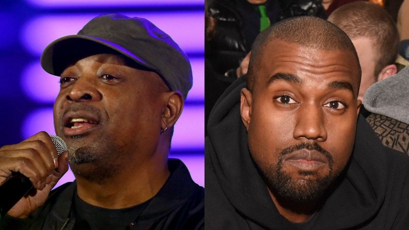 Chuck D (Foto: Rich Polk/Getty Images for The Art of Elysium) e Kanye West (Foto: Getty Images/ Vivien Killiea)