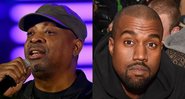 Chuck D (Foto: Rich Polk/Getty Images for The Art of Elysium) e Kanye West (Foto: Getty Images/ Vivien Killiea)