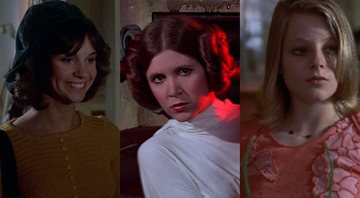 Cindy Williams, Carrie Fisher como Princesa Leia e Jodie Foster (Fotos:  Reprodução)